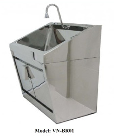 Bồn rửa tay vô trùng Inox Model: VN - BR 01 - 02
